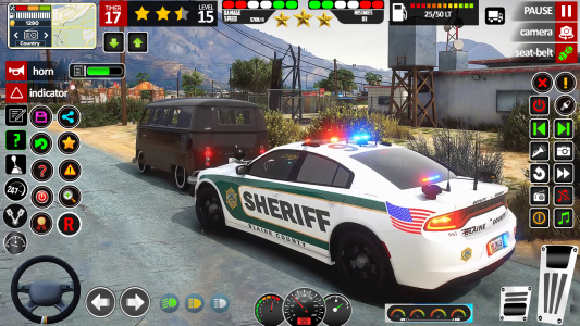 اسکرین شات 2 بازی Drive Police Parking Car Games