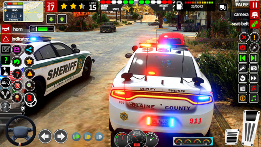 اسکرین شات 1 بازی Drive Police Parking Car Games