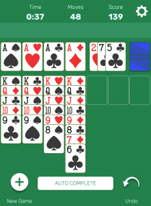 اسکرین شات بازی Solitaire 4