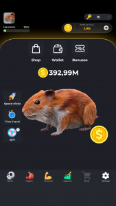 اسکرین شات 1 بازی Hamster Clicker Earn Coins