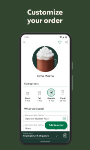 اسکرین شات 4 برنامه Starbucks