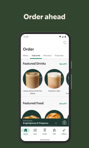 اسکرین شات 3 برنامه Starbucks