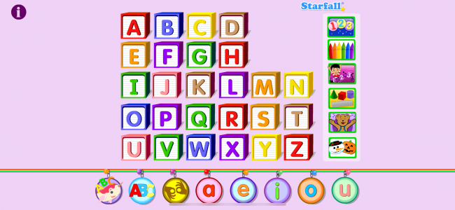 اسکرین شات برنامه Starfall ABCs 1