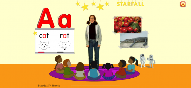 اسکرین شات برنامه Starfall ABCs 8