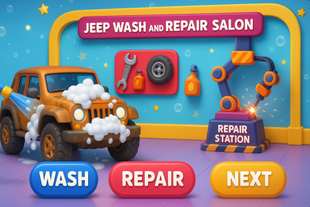 اسکرین شات 2 بازی Car Wash & Repair Salon Crazy