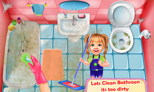 اسکرین شات بازی House Cleanup : Cleaning Games 3
