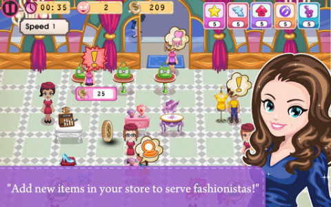 اسکرین شات بازی Star Girl Chic Boutique 4