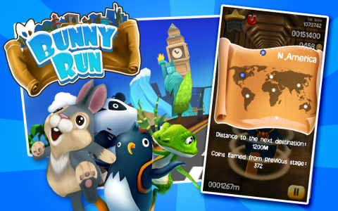 اسکرین شات بازی Bunny Run 2