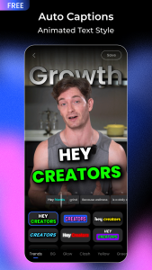 اسکرین شات 2 برنامه Vmake: AI Talking Video Editor