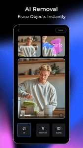 اسکرین شات 5 برنامه Vmake: AI Talking Video Editor