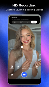 اسکرین شات 8 برنامه Vmake: AI Talking Video Editor