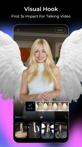 اسکرین شات 6 برنامه Vmake: AI Talking Video Editor