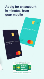 اسکرین شات برنامه Starling Bank - Better Mobile Banking 2