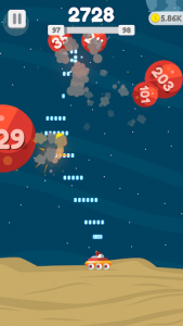 اسکرین شات بازی Planet Blast - Swipe To Shoot Jumping Ball 4