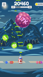 اسکرین شات بازی Planet Blast - Swipe To Shoot Jumping Ball 2