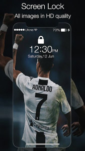 اسکرین شات برنامه Cristiano Ronaldo Lock Screen Juventus 3