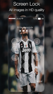 اسکرین شات برنامه Cristiano Ronaldo Lock Screen Juventus 5