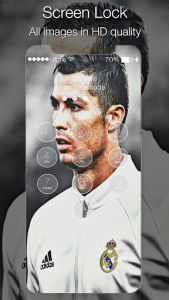 اسکرین شات برنامه Cristiano Ronaldo Lock Screen Juventus 6