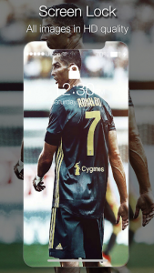 اسکرین شات برنامه Cristiano Ronaldo Lock Screen Juventus 7