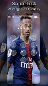 اسکرین شات برنامه Screen Lock For Neymar Junior 4