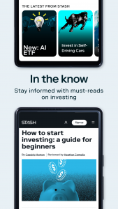 اسکرین شات برنامه Stash: Investing made easy 7