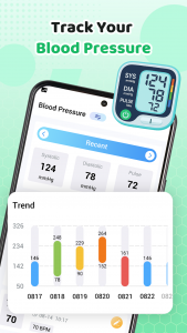 اسکرین شات 1 برنامه Blood Pressure: Health Tracker