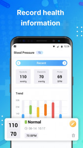 اسکرین شات برنامه Blood Pressure: Health Tracker 5