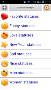 اسکرین شات 1 برنامه Statuses for all occasions