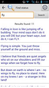 اسکرین شات 6 برنامه Statuses for all occasions