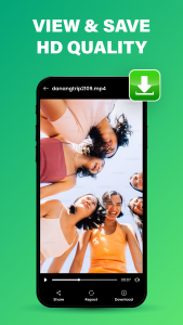 اسکرین شات 2 برنامه Status Saver: Story Downloader