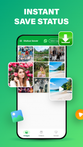 اسکرین شات 1 برنامه Status Saver: Story Downloader
