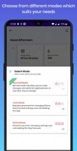 اسکرین شات برنامه Stay Focused: Site/App Blocker 2
