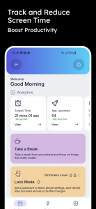 اسکرین شات 1 برنامه Stay Focused: Site/App Blocker