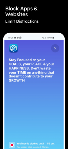اسکرین شات 2 برنامه Stay Focused: Site/App Blocker