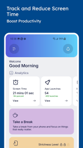 اسکرین شات 1 برنامه Stay Focused: Site/App Blocker