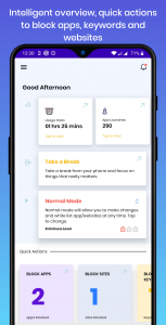 اسکرین شات برنامه Stay Focused: Site/App Blocker 1