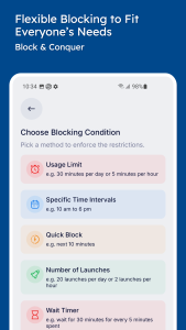 اسکرین شات 5 برنامه Stay Focused: Site/App Blocker
