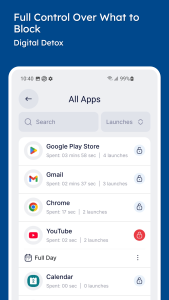 اسکرین شات 6 برنامه Stay Focused: Site/App Blocker