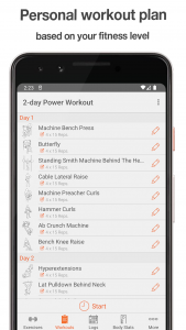 اسکرین شات 2 برنامه Fitness Point