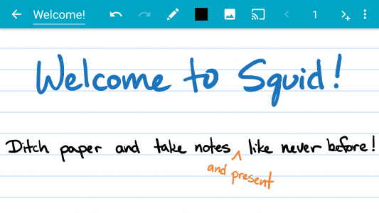 اسکرین شات برنامه Squid: Take Notes, Markup PDFs 1