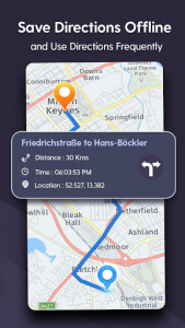 اسکرین شات برنامه Offline Maps, GPS Route Directions 7