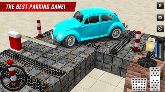 اسکرین شات برنامه Classic Car Parking: Car Games 5