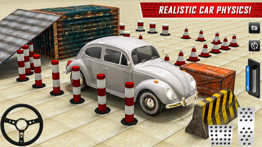 اسکرین شات برنامه Classic Car Parking: Car Games 1