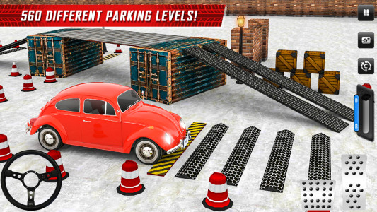 اسکرین شات 4 برنامه Classic Car Parking: Car Games