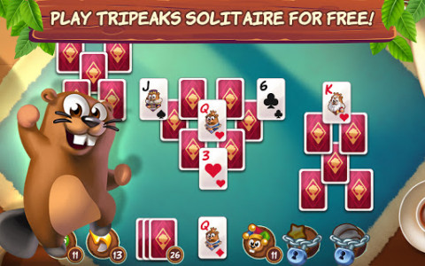 اسکرین شات بازی Treepeaks - A Tripeaks Solitaire Free Adventure 1