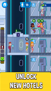 اسکرین شات 5 بازی Hotel Elevator: Lift simulator