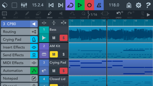 اسکرین شات 1 برنامه Cubasis LE 3 Trial