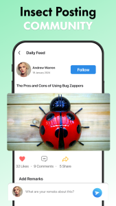 اسکرین شات 6 برنامه Bug Identifier AI: Insect ID