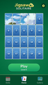 اسکرین شات 3 بازی Jigsaw Solitaire Puzzle