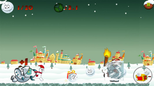 اسکرین شات بازی Snowman Run 3